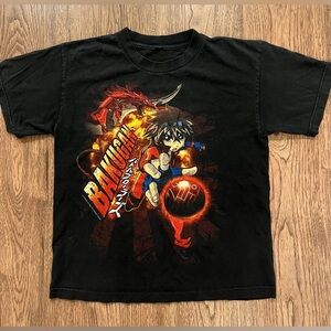 Vintage Bakugan Battle Brawlers T Shirt YOUTH Large Japanese Anime Cartoon Y2K